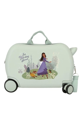 Valise enfant Asha et Valentino Disney - Vert - 45 cm