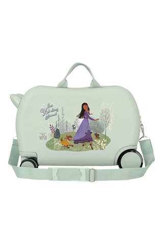 Valise enfant Asha et Valentino Disney - Vert - 45 cm