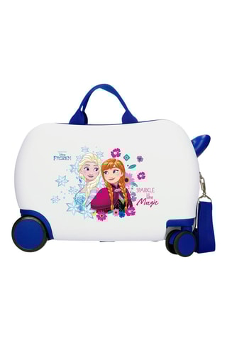 Valise enfant Elsa et Anna La Reine des Neiges Disney - Blanc - 45 cm