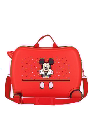 Valise enfant Mickey Disney - Rouge - 50 cm