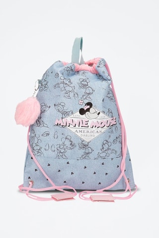 Sac de gym Minnie Disney - Bleu et rose