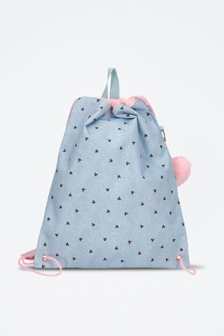 Sac de gym Minnie Disney - Bleu et rose
