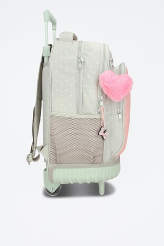 Sac à dos à roulettes Minnie Disney - Vert clair