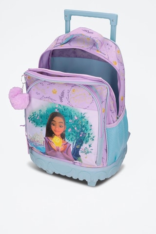 Sac à dos à roulettes Wish : Asha et la Bonne Étoile Disney - Lilas
