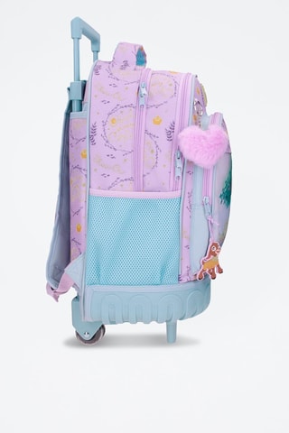 Sac à dos à roulettes Wish : Asha et la Bonne Étoile Disney - Lilas