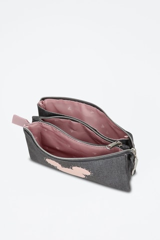 Trousse Mickey Disney - Noir et rose