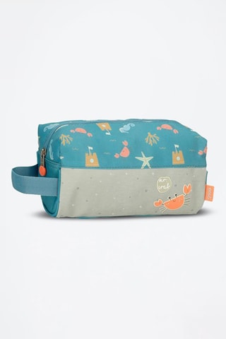 Trousse de toilette Crab - Bleu canard