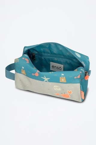 Trousse de toilette Crab - Bleu canard