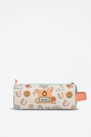Trousse Play all day - Bleu et orange clair