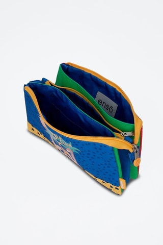 Trousse - Rouge et bleu