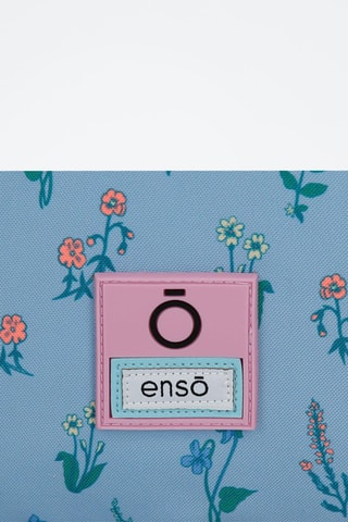 Trousse - Bleu et rose pâle