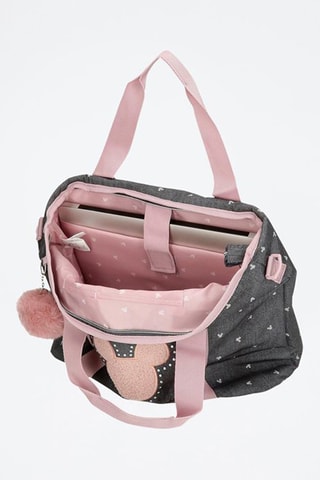 Sac porté épaule Disney Mickey - Noir et rose