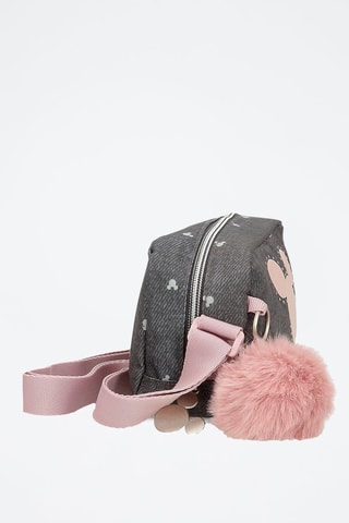 Sac bandoulière Mickey Disney - Noir et rose