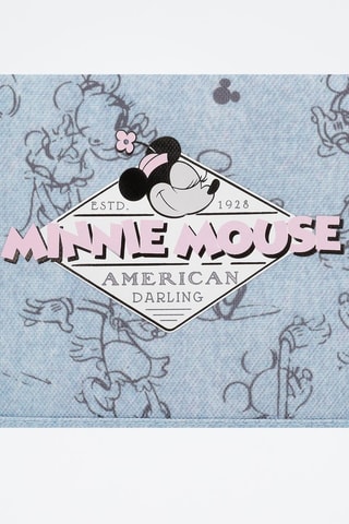 Sac banane Minnie Disney - Bleu et rose