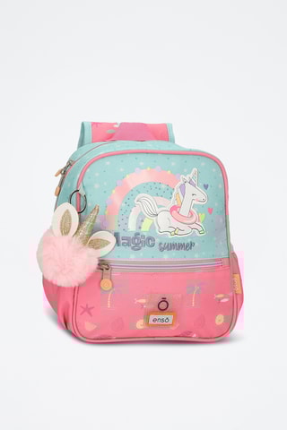 Sac à dos - Rose et vert d'eau