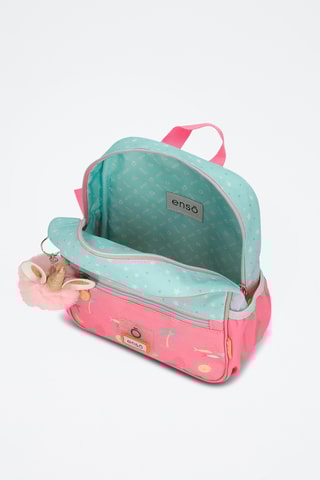 Sac à dos - Rose et vert d'eau