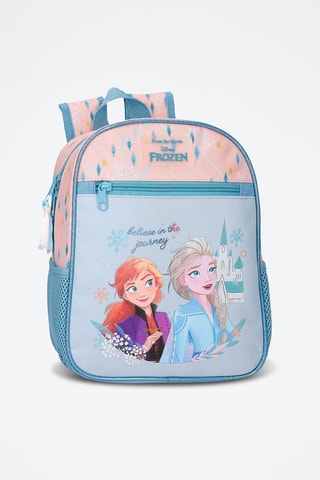 Sac à dos Elsa et Anna La Reine des Neiges Disney - Bleu et rose