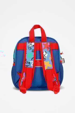 Sac à dos Mickey et ses amis Disney - Bleu marine et rouge