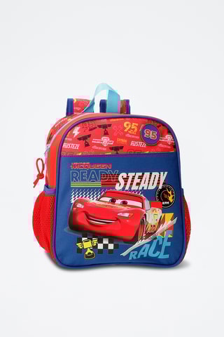 Sac à dos Flash McQueen Cars Disney Pixar - Rouge et bleu marine