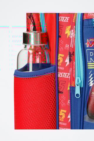 Sac à dos Flash McQueen Cars Disney Pixar - Rouge et bleu marine