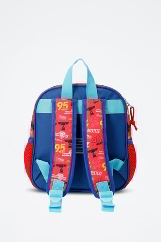 Sac à dos Flash McQueen Cars Disney Pixar - Rouge et bleu marine