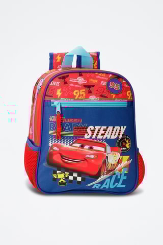 Sac à dos Flash McQueen Cars Disney Pixar - Rouge et bleu marine