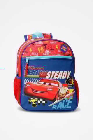 Sac à dos Flash McQueen Cars Disney Pixar - Rouge et bleu marine