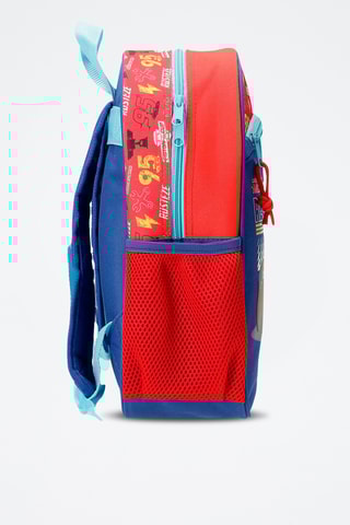 Sac à dos Flash McQueen Cars Disney Pixar - Rouge et bleu marine