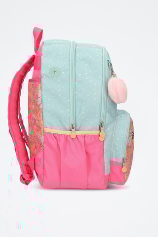 Sac à dos connecté - Rose et turquoise