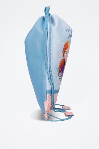 Sac à dos Elsa et Anna La Reine des Neiges Disney - Bleu et rose