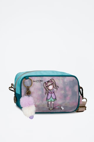 Sac bandoulière Santoro Gorjuss - Violet et bleu