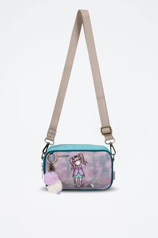 Sac bandoulière Santoro Gorjuss - Violet et bleu