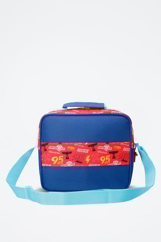 Sac à lunch Flash McQueen Cars Disney Pixar - Rouge et bleu cobalt 