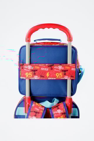 Sac à lunch Flash McQueen Cars Disney Pixar - Rouge et bleu cobalt 