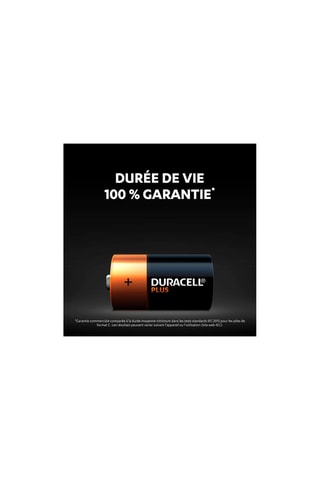 Pile C Duracell LR14 - Blister de 4 piles