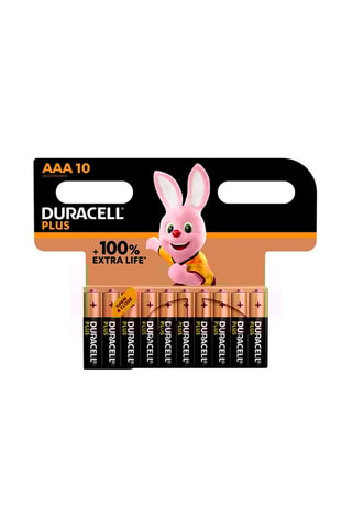 Pile AAA Duracell LR03 - Blister de 10 piles