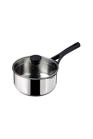 Casserole avec couvercle passoire en acier inoxydable Expert Touch - 16 cm