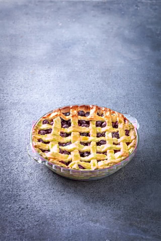 Moule à tarte avec poignées verre borosilicate Bake & Enjoy - 26 x 23 cm