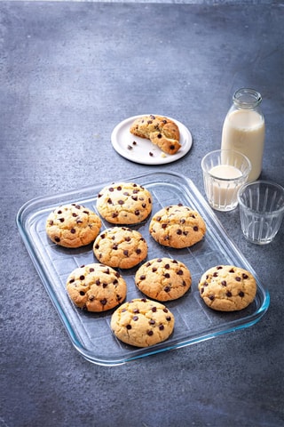 Plaque de cuisson en verre borosilicate Bake & Enjoy - 32 x 26 cm
