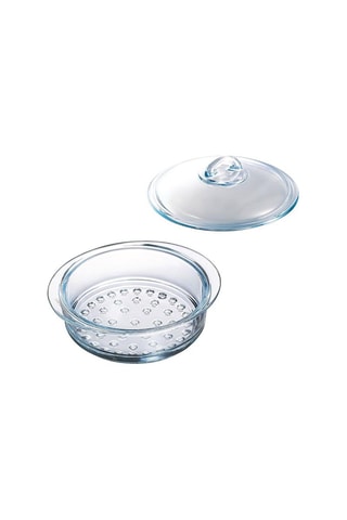 Panier vapeur avec couvercle en verre borosilicate Classic - 2 l