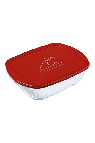 Boite de conservation en verre borosilicate avec couvercle Cook & Store - 2,5 l