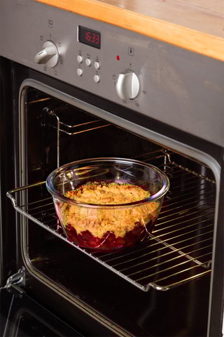 2 boîtes de conservation en verre borosilicate avec couvercles Cook & Go - 70 cl et 1,6 l