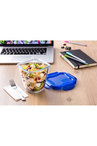 3 plats de conservation en verre borosilicate Cook & Go - 3 x 0,8 l