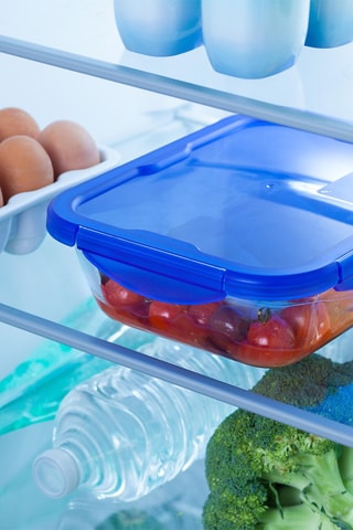 3 boîtes de conservation en verre borosilicate avec couvercles Cook & Go - 80 cl