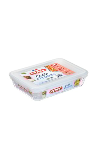 3 x Plat de conservation rectangulaire en verre borosilicate Cook & Freeze - 80 cl