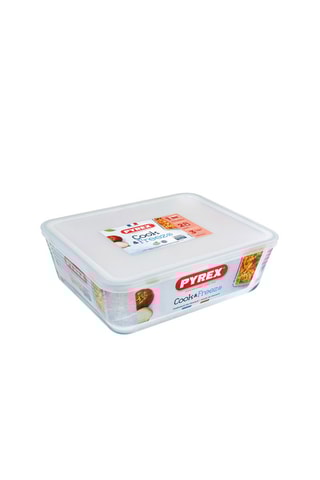 2 x Plat de conservation rectangulaire en verre borosilicate Cook & Freeze - 4 l