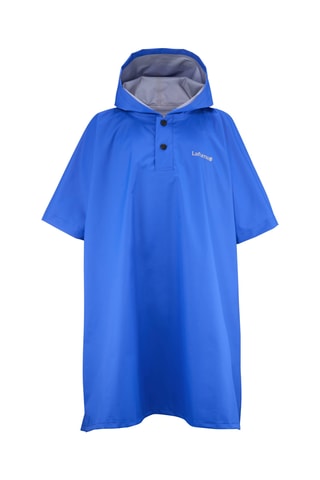 Poncho met Capuchon LTD Junior - Felblauw