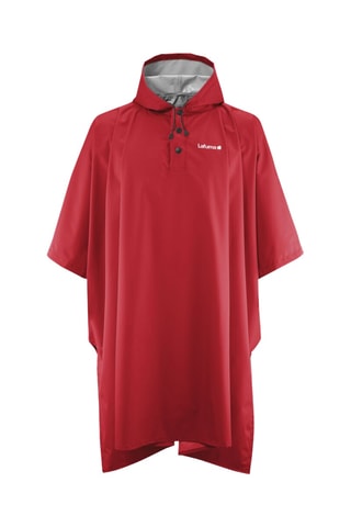 Poncho met Capuchon Climaway LTD - Rood