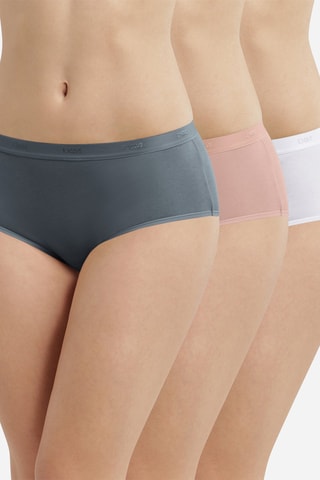 3 Hipsters Les Pockets EcoDIM - Donkergrijs, Roze en Wit