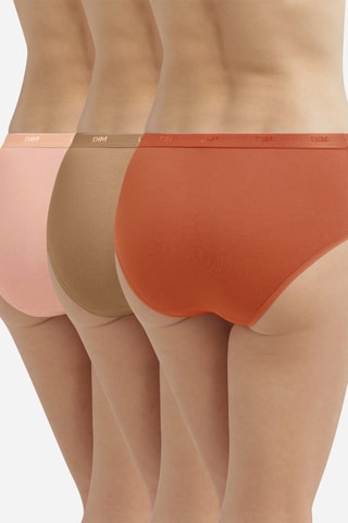 3 shortys Les Pockets EcoDIM - Spéculos, terracotta et orange - Dim